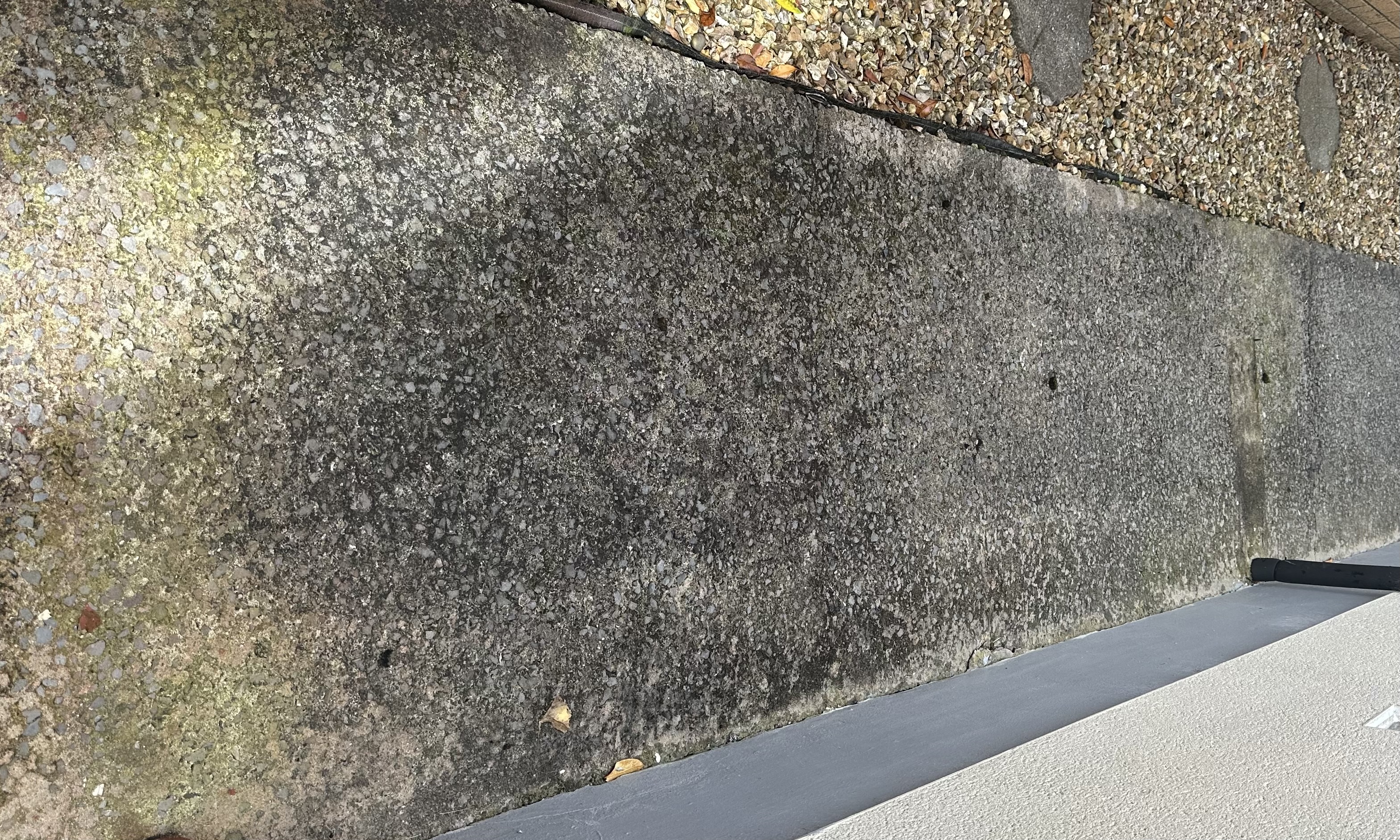 Before cleaning - window dirty